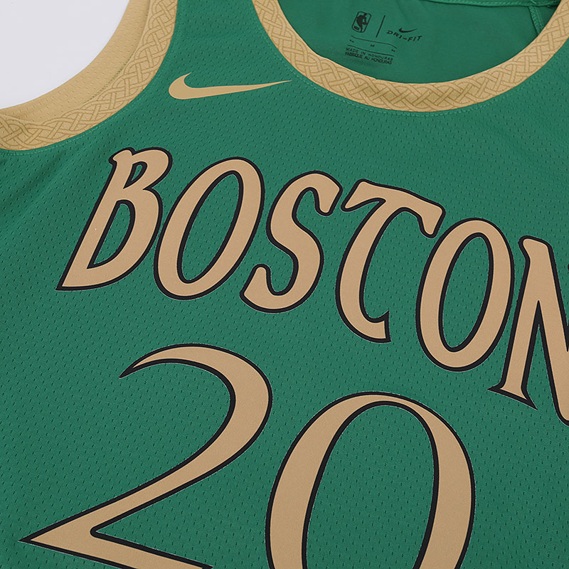 мужская зеленая майка Nike Gordon Hayward Celtics City Edition NBA Swingman Jersey AV4624-312 - цена, описание, фото 2